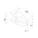 Pair of exchangeable tips for clamping tweezers N° K551019 opti-fix series | K551008