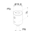 Location pin ø 20 mm CMM fixtures, eco-fix series | K551043