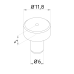 Flat top ø 12 mm CMM fixtures, eco-fix/eco-fixplus series | K551069