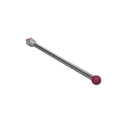 Stylus M5 ruby ball Ø10,0mm carbide stem Ø6,0mm, base titanium Ø11,0mm L 113,0mm, ML 100,0mm | K650106