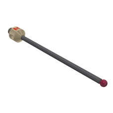 Stylus M5 ruby ball Ø4,0mm Stylus M5 ruby ball Ø4,0mm, carbide stem Ø3mm, titanium base Ø10,0mm, L75mm, ML 66mm | K651511