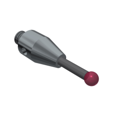 Stylus M4 ruby ball ø3,0mm Stylus M3, ruby ball Ø3mm, carbide stem Ø2mm, stainless steel base Ø7mm, L20mm, ML8,5mm | K651594