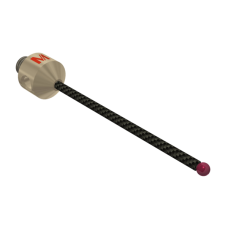 Stylus M5 ruby ball ø2,5mm Stylus M5, ruby ball Ø2,5mm, carbon fibre stem Ø2mm, titanium base Ø10mm, L50mm, ML41mm | K651711