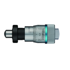 Micrometer Head, Spindle Feed 0,1mm/rev. 0-6,5mm, 0,002mm, Spherical, with Clamp Nut | 148-343-10