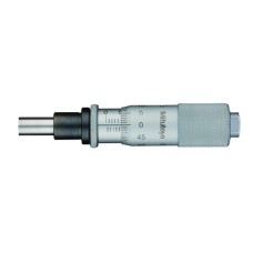 Micrometer Head, Carbide Tipped Spindle Standard Type, 0-15mm, 0,01mm, Flat, with Spindle Lock | 149-183-10