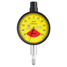 Dial Gauge, Lug Back, ISO Type One Revolution, Shock- & Dustproof, 1mm, 0,01mm | 1929A-62