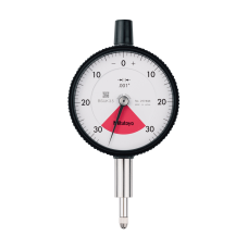 Dial Gauge, Flat Back, ANSI/AGD Type One Revolution, Shock- & Dustproof, 0,06", 0,001" | 2978AB