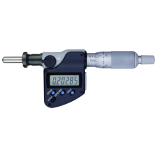 Digital Micrometer Head, IP65 0-1", SR4 Spindle, Clamp Nut, 0,5" Stem | 350-384-30