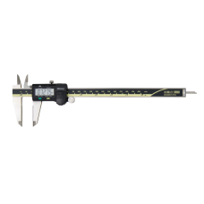 Digital ABS AOS Caliper, OD Carb. Jaws Inch/Metric, 0-8", Blade, Thumb R., Outp | 500-177-30