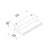 Toothed fixture flat opti-fix series | K550324