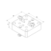 Cross connector multiflexprofile  CMM fixtures, multiflexprofile series | K551157