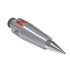 Tip stylus M2 carbide 30° carbide stem Ø1,4mm, base stainless steel Ø3,0mm L 10,0mm, ML 3,0mm | K651098