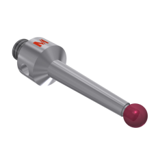 Stylus M4 ruby ball Ø3,0mm base stainless steel Ø7,0mm L 20,0mm, ML 14,5mm | K651194