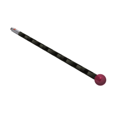 Stylus M2 ruby ball Ø6,0mm carbon fibre stem Ø3,0mm, base stainless steel Ø3,0mm L 75,0mm, ML 75,0mm | K651418