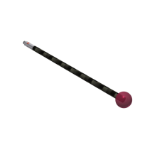 Stylus M2 ruby ball Ø8,0mm carbon fibre stem Ø3,0mm, base stainless steel Ø3,0mm L 75,0mm, ML 75,0mm | K651420