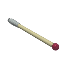 Stylus M2 ruby ball Ø3,0mm, ceramic stem Ø2mm, stainless steel base Ø3,0mm, L30mm, ML 27mm | K651551