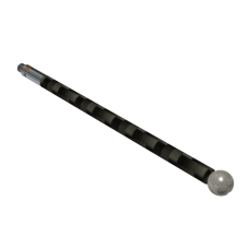 Stylus M3 silicon nitride ball ø6,0mm Stylus M3 silicon nitride ball ø6,0mm, carbon fibre stem Ø4mm, stainless steel base Ø4,0mm, L75mm, ML 75mm | K651577