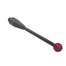 Stylus M4 ruby ball Ø6,0mm, carbide stem Ø2,5mm, stainless steel base Ø7,0mm, L50mm, ML 40,7mm | K651601