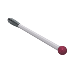 Stylus M4 ruby ball Ø8,0mm, ceramic stem Ø4,5mm, stainless steel base Ø7,0mm, L75mm, ML 75mm | K651602