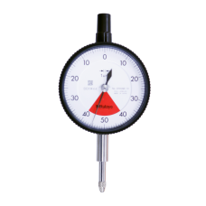 Dial Gauge, Flat Back, ISO Type One Revolution, Jeweled Bearing, Shock- & Dustproof, 0,08mm, 0,001mm | 2900AB-72