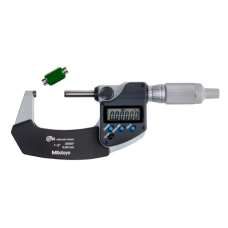 Digital Micrometer IP65, Inch/Metric 1-2", w/o Output, Ratched Thimble | 293-345-30