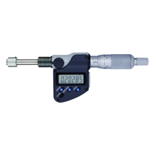 Digital Micrometer Head, Non Rot., IP65 0-1", Flat Spindle, 0,5" Plain Stem | 350-361-30