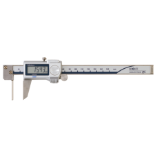 Digital ABS Tube Thickness Caliper 0-150mm, IP67, Thumb Roller | 573-661-20