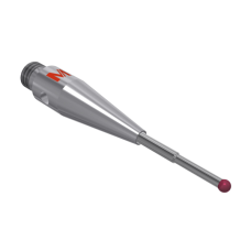 Stylus M3 ruby ball Ø1,0mm carbide stem step Ø1,0-0,8mm, base stainless steel Ø4,0mm L 21,5mm, ML 8,5mm, ML1 4,5mm | K651102