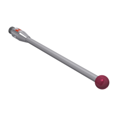 Stylus M3 ruby ball Ø4,0mm carbide stem Ø2,0mm, base stainless steel Ø4,0mm L 40,0mm, ML 36,0mm | K651130