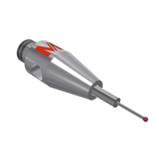 Stylus M2 ruby ball Ø0,3mm carbide stem Ø0,7-0,2mm, base stainless steel Ø3,0mm L 10,0mm, ML 4,0mm | K651233