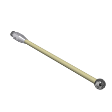 Stylus M3 silicon nitride ball Ø4,0mm, ceramic stem Ø2mm, stainless steel base Ø4,0mm, L50mm, ML 46mm | K651563