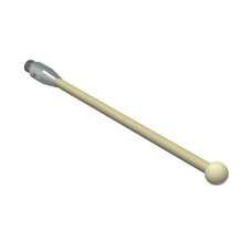 Stylus M3 zirconium oxide ball Ø4,0mm , ceramic stem Ø2mm, stainless steel base Ø4,0mm, L50mm, ML 46mm | K651569