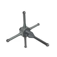 Star stylus M3 silicon nitride ball ø2,0 stainless steel stem Ø1,5mm, stainless steel base Ø4,0mm, L30mm, ML 8mm | K651578