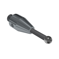 Stylus M4 silicon nitride ball ø3,0mm Stylus M4, silicon nitride ball Ø3mm, carbide stem Ø2mm, stainless steel base Ø7mm, L20mm, ML8,5mm | K651804