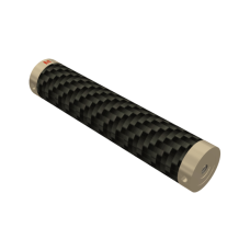 Extension M5, carbon fibre L 100,0mm stem Ø20,0mm, end pieces titanium - thermostable, torsion resistant | K656041