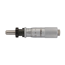 Micrometer Head, Carbide Tipped Spindle Standard Type, 0-15mm, 0,01mm, Spherical, with Clamp Nut/Spindle Lock | 149-804-10