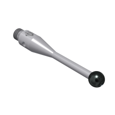 Stylus M3 diamond coated ball 3,05mm stainless steel stem Ø1,5mm, stainless steel base Ø4mm, L21mm, ML12mm | K650260