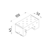 Slider unit for profile connection M6 CMM fixtures, multiflexprofile series | K550957