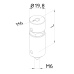 Adjustable location pin  ø 20 mm CMM fixtures, eco-fix series | K551040