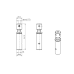 Adjustable location pin ø 8H7 CMM fixtures,eco-fixplus series | K551061