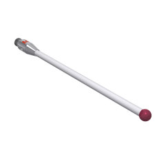 Stylus M3 ruby ball Ø3,0mm ceramic stem Ø2,0mm, base stainless steel Ø4,0mm L 50,0mm, ML 43,0mm | K651143