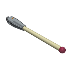 Stylus M4 ruby ball Ø4,0mm ceramic stem Ø3,0mm, base stainless steel Ø7,0mm L 50,0mm, ML 33,5mm | K651321