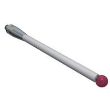 Stylus M4 ruby ball ø6,0mm Stylus M4 ruby ball ø6,0mm, ceramic stem Ø4,5mm, stainless steel base Ø7,0mm, L75mm, ML 63,5mm | K651552