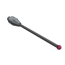 Stylus M4 ruby ball ø3,0mm Stylus M4, ruby ball Ø3mm, carbide stem Ø2mm, stainless steel base Ø7mm, L50mm, ML38,5mm | K651592