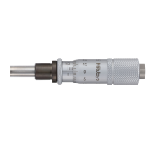 Micrometer Head, Carbide Tipped Spindle Standard Type, 0-15mm, 0,01mm, Flat, with Spindle Lock, Rev. Reading | 149-823-10