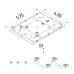 Loading receiver plate set Loading receiver pallet system CMM fixtures,eco-fix | K551217