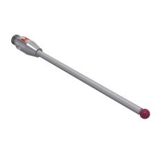 Stylus M3 ruby ball Ø2mm carbide stem Ø1.5mm, base stainless steel Ø4,0mm L 40,0mm, ML 32,5mm | K651127