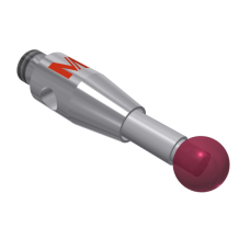 Stylus M2 ruby ball Ø2,5mm carbide stem Ø1,5mm, base stainless steel Ø3,0mm L 10,0mm, ML 5,0mm | K651241