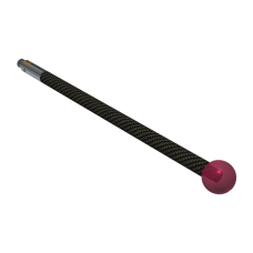 Stylus M3 ruby ball Ø8,0mm carbon fibre Ø4,0mm, base stainless steel Ø4,0mm L 75,0mm, ML 75,0mm | K651308