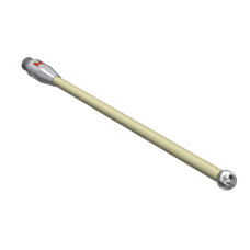 Stylus M3 silicon nitride ball ø3,0mm Stylus M3 silicon nitride ball ø3,0mm, ceramic stem Ø2mm, stainless steel base Ø3,0mm, L50mm, ML 43mm | K651575